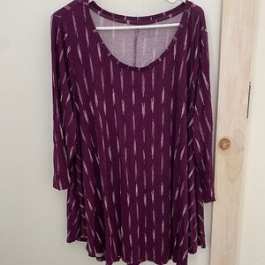 Lane Bryant Tunic Top / Shirt Sz. 22 / 24